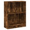 vidaXL Boekenkast 60x24x76 cm bewerkt hout gerookt eikenkleurig