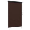 vidaXL Rolgordijn Bruin 120 x 250 cm Stof en Aluminium