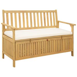 vidaXL Opslagbank 2 -Seater 120 x 63 x 84 cm Rechthoekig