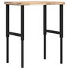 vidaXL Werkbank rechthoekig 80x60x(73-99,5) cm massief acaciahout