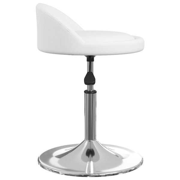 vidaXL Massagekruk kunstleer wit