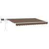 vidaXL Uitschuifbare luifel Taupe 300 x 250 cm Stof en Aluminium