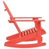 vidaXL Schommelstoel Adirondack massief vurenhout rood