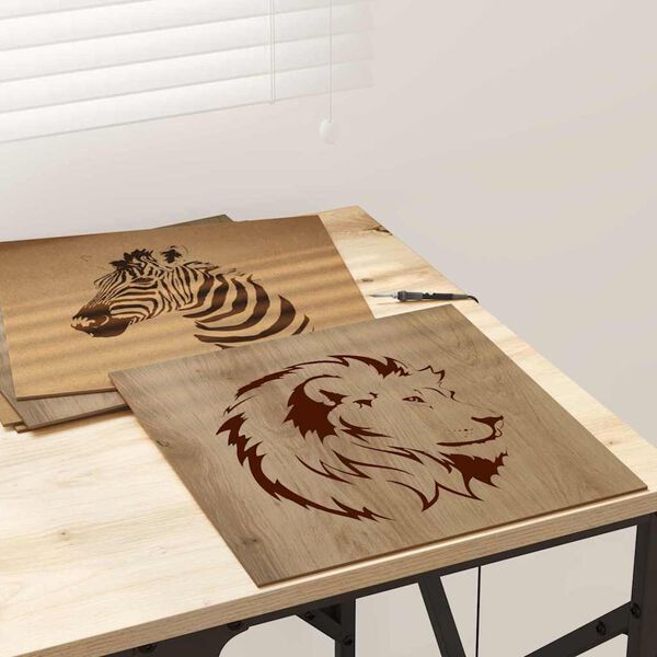 vidaXL Decorpanelen 12 pcs Artisan Eiken 30 x 30 x 0,27 cm