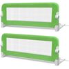 vidaXL Kinderbedhekjes 2 st 102x42 cm groen