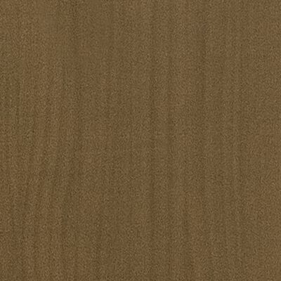 vidaXL Salontafel 50x50x33,5 cm massief grenenhout honingbruin