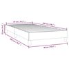 vidaXL Boxspring bed 90x200 cm stof donkerbruin