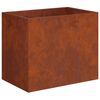 vidaXL Plantenbak Roestkleurig 60 x 40 x 50 cm weervast staal
