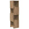 vidaXL Hoekkast Artisan Eiken 25,5x25x102cm Bewerkt hout