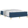 vidaXL Boxspringbed met matras Blauw 140 x 200 cm Stof