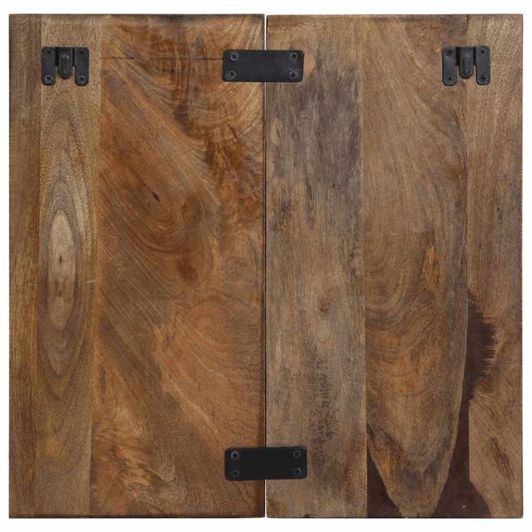 vidaXL Nachtkastje 50x27x50 cm massief gerecycled hout meerkleurig