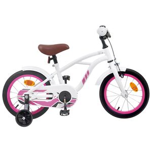 vidaXL Kinderfiets 16 Inch voor 4-6 jaar oud Wit