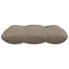 vidaXL Zitkussens 4 pcs Taupe 45 x 45 cm Microvezel Stof