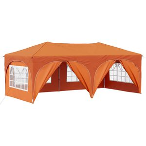 vidaXL Pop-up partytent 575 x 288 x 245 cm Oranje Oxford Stof