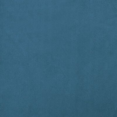 vidaXL Hondenmand met verlengstuk 100x50x30 cm fluweel blauw