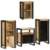 vidaXL Badkamermeubelset 4 st Bruin Massief Mango Hout