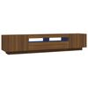 Tv-meubel met LED-verlichting 200x35x40 cm zwart Tv-meubel met LED-verlichting 200x35x40 cm zwart