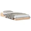 vidaXL Bedframe Naturel 90 x 190 cm Massief grenenhout