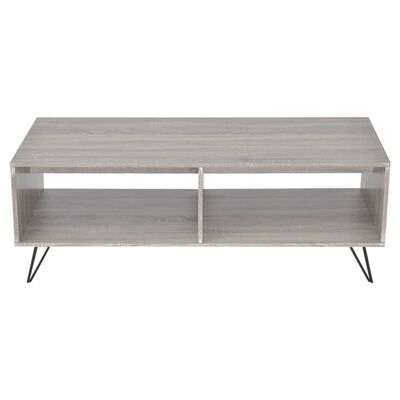 vidaXL Tv-meubel/salontafel 110x50x40 cm grijs