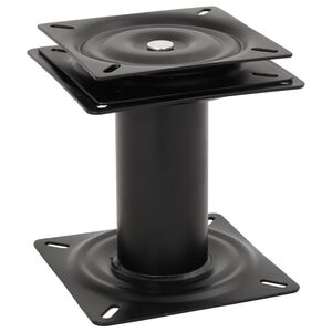 vidaXL Bootstoelpoot met 360&deg; draaiplateau staal