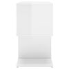 vidaXL Nachtkastjes 2 st 50x30x51,5 cm bewerkt hout hoogglans wit