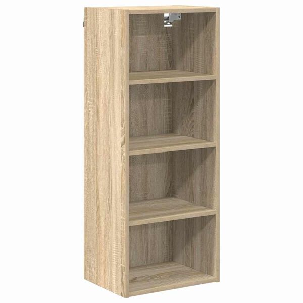 vidaXL Hangkast Sonoma Eiken 40 x 29,5 x 100 cm Bewerkt hout