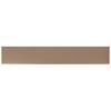 vidaXL Wandhoofdbord 12 st 90 x 15 cm Cappuccino Stof