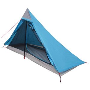 vidaXL Backpacking Tent 222 x 85 x 125 cm Blauw