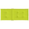 vidaXL Tuinstoelkussens 6 st hoge rug 120x50x3 cm stof heldergroen