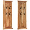 vidaXL Kapstokken 2 st 38x100 cm massief acaciahout