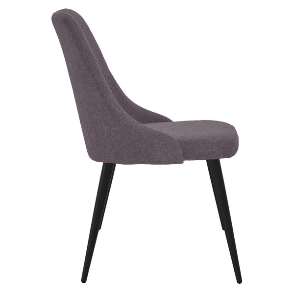 vidaXL Eetkamerstoelen 6 st stof taupe