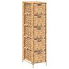 vidaXL Opbergset met 5 manden 25,5x37x100 cm waterhyacint