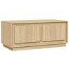 vidaXL Salontafel 102x50x44 cm bewerkt hout sonoma eikenkleurig