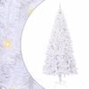 vidaXL Kunstkerstboom met 300 LED Wit 240 cm PVC en staal