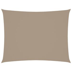 vidaXL Zonnescherm rechthoekig 2x3 m oxford stof taupe