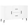 vidaXL Dressoir 100x36x60 cm bewerkt hout wit