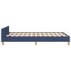 vidaXL Bedframe met hoofdeinde zonder matras 120x200 cm stof blauw