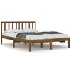 vidaXL Bedframe grenenhout honingbruin 120x190 cm