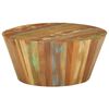 vidaXL Salontafel &Oslash;65x31 cm massief gerecycled hout