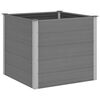 vidaXL Plantenbak verhoogd 100x100x91 cm HKC grijs