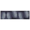 vidaXL Keuken Vloerkleed Blauwe Schaduw 150 x 45 cm 100% Polyamide