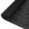 vidaXL Privacynet 195 g/m&sup2; 1,5x25 m HDPE zwart