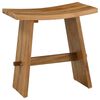 vidaXL Badkamer Kruk Bruin 50 x 29,5 x 50,5 cm Massief Teakhout