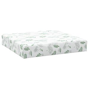 vidaXL Palletkussen bladpatroon 60x60x8 cm oxford stof
