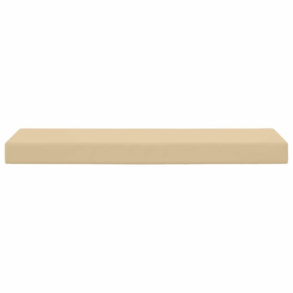 vidaXL Buiten Zitkussen Beige 115 x 40 x 8 cm 100% Polyester