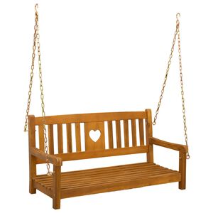 vidaXL Tuin Hangbank Naturel 110 x 56 x 58 cm Massief Acaciahout
