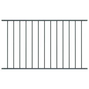 vidaXL Schuttingpaneel Woerden gepoedercoat staal 163x75 cm antracietkleurig