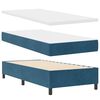 vidaXL Boxspringbed met matras Donkerblauw 190 x 90 cm Polyester