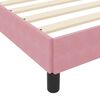 vidaXL Boxspringbed met matras Roze 100 x 200 cm Stof