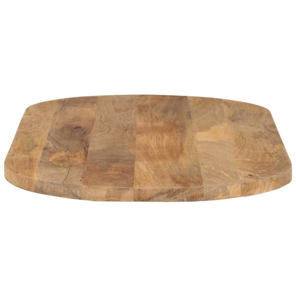 vidaXL Tafelblad ovaal 100x50x3,8 cm massief mangohout
